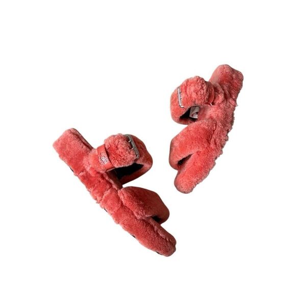 UGG Fuzz Yeah Slippers size 9 Orange - Picture 2 of 11